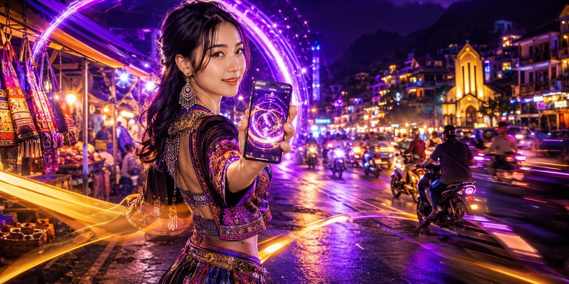 Màn hình điện thoại hiển thị thông báo nạp tiền và nhận bonus tại Sapa